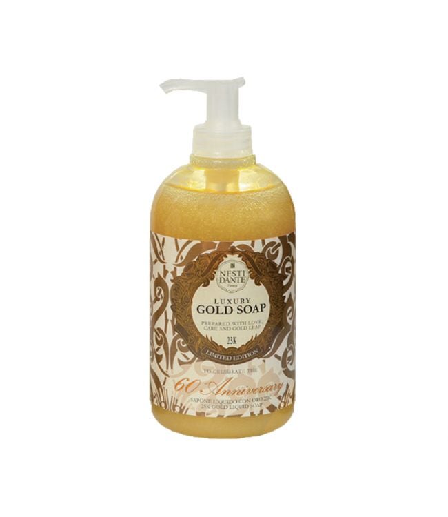 Pompa di sapone in oro di lusso Nesti Dante 500 ml