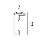 ZEP Photo frame AL1B6 Black 40x50 cm