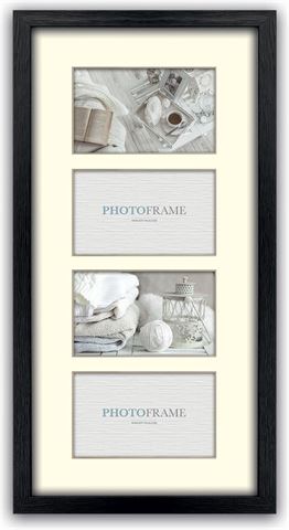 ZEP Photo Frame V34105 Regent 5 Črna 4x 10x15 cm (26x53)