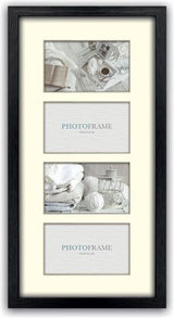 ZEP Photo Frame V34105 Regent 5 Črna 4x 10x15 cm (26x53)