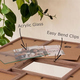Zep Multi Photo Frame MP150 Stoccolma marrone scuro 8x10x15 cm