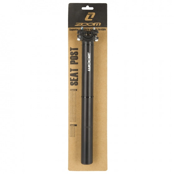 Zoom seat post fixed 30.9 x 350 mm aluminum black