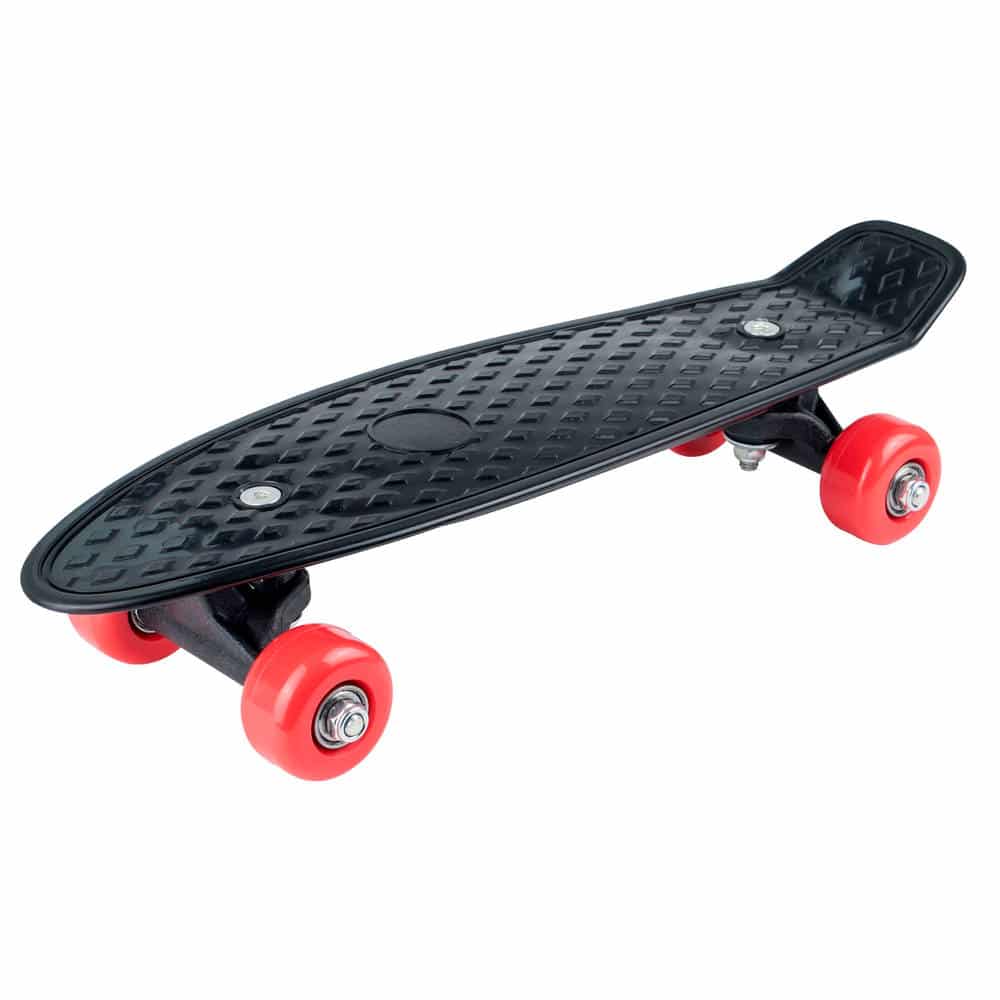 Jonotoys Playfun Pennyboard Black, pěkná malá skate deska pro začátečníky
