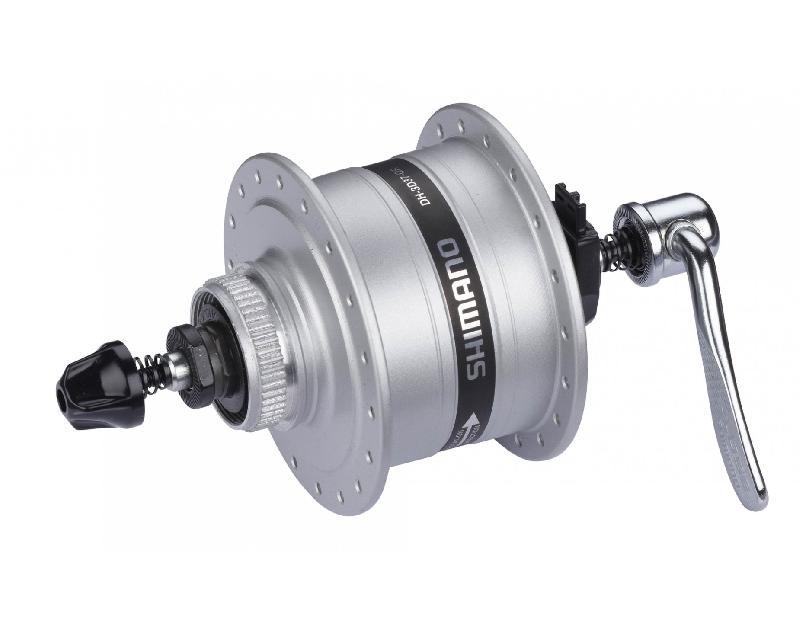 Shimano Naafdynamo 32G Failure Disc 6V 3 Watt DH-3D37-QR Silver