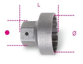 Beta 3793 1 dolna dolna zmywacz 16-punktowy klawisz Shimano 1 2 Cap