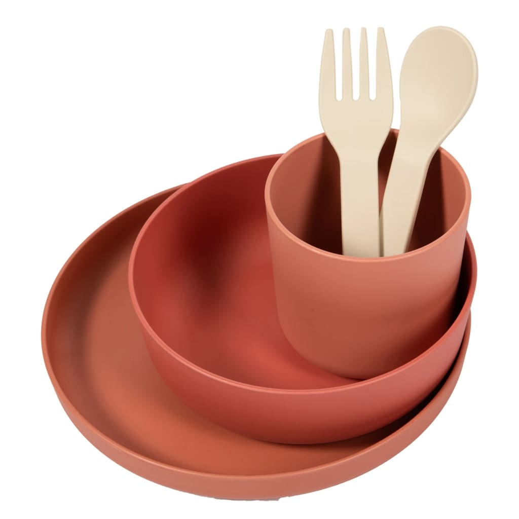 Bo giungla bo a 5 pezzi Babysis set cpla color terracotta