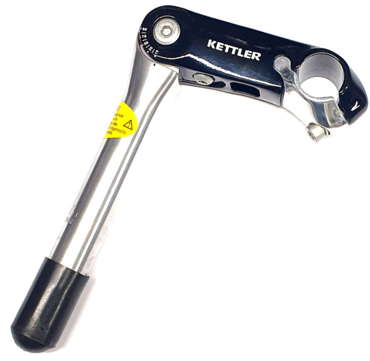 HL STEM ALU Sort-sølv Justerbar 25,4 90 25,4 180 mm