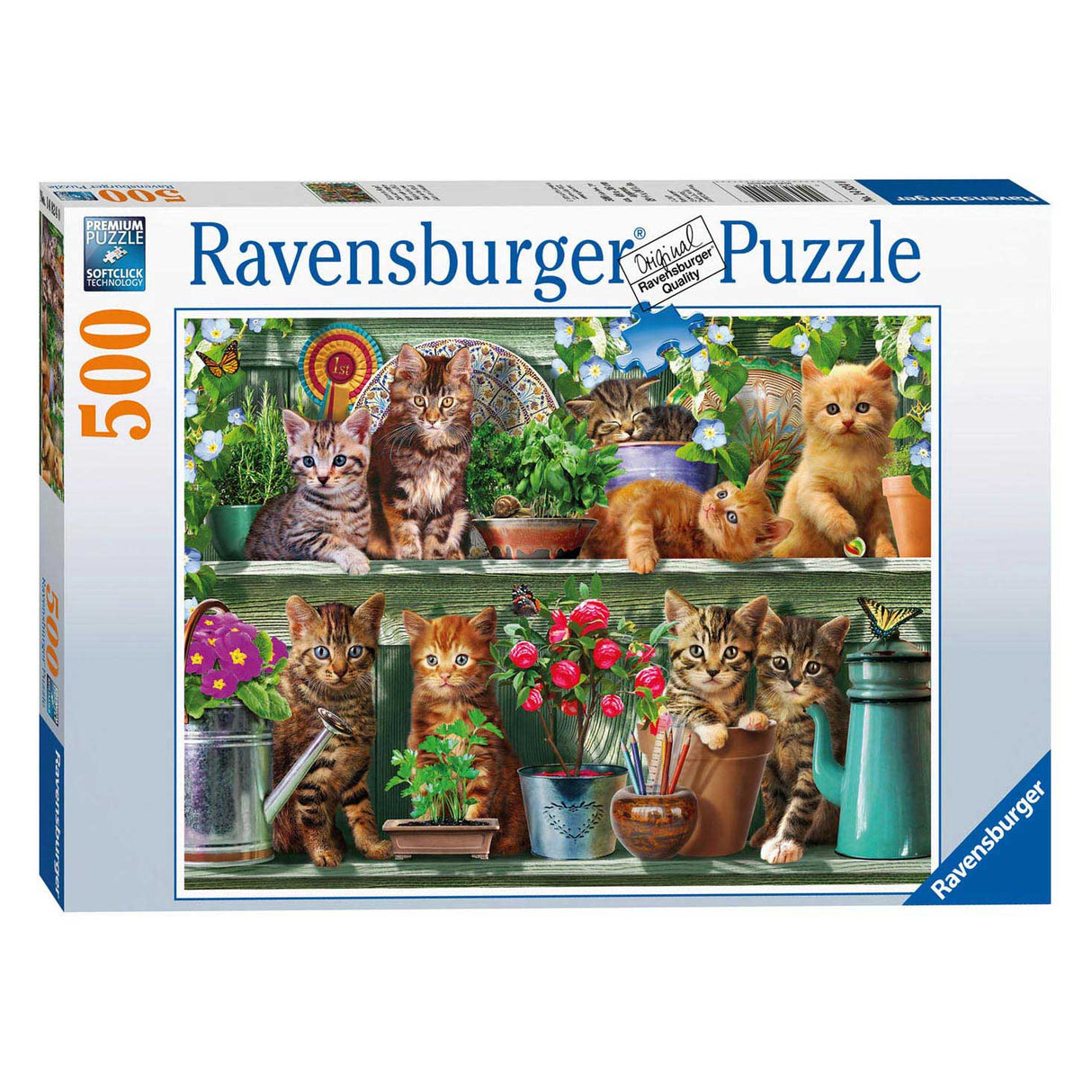 Ravensburger puzzle kittens in the rack 500st.