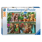 Ravensburger puzzle kittens in the rack 500st.
