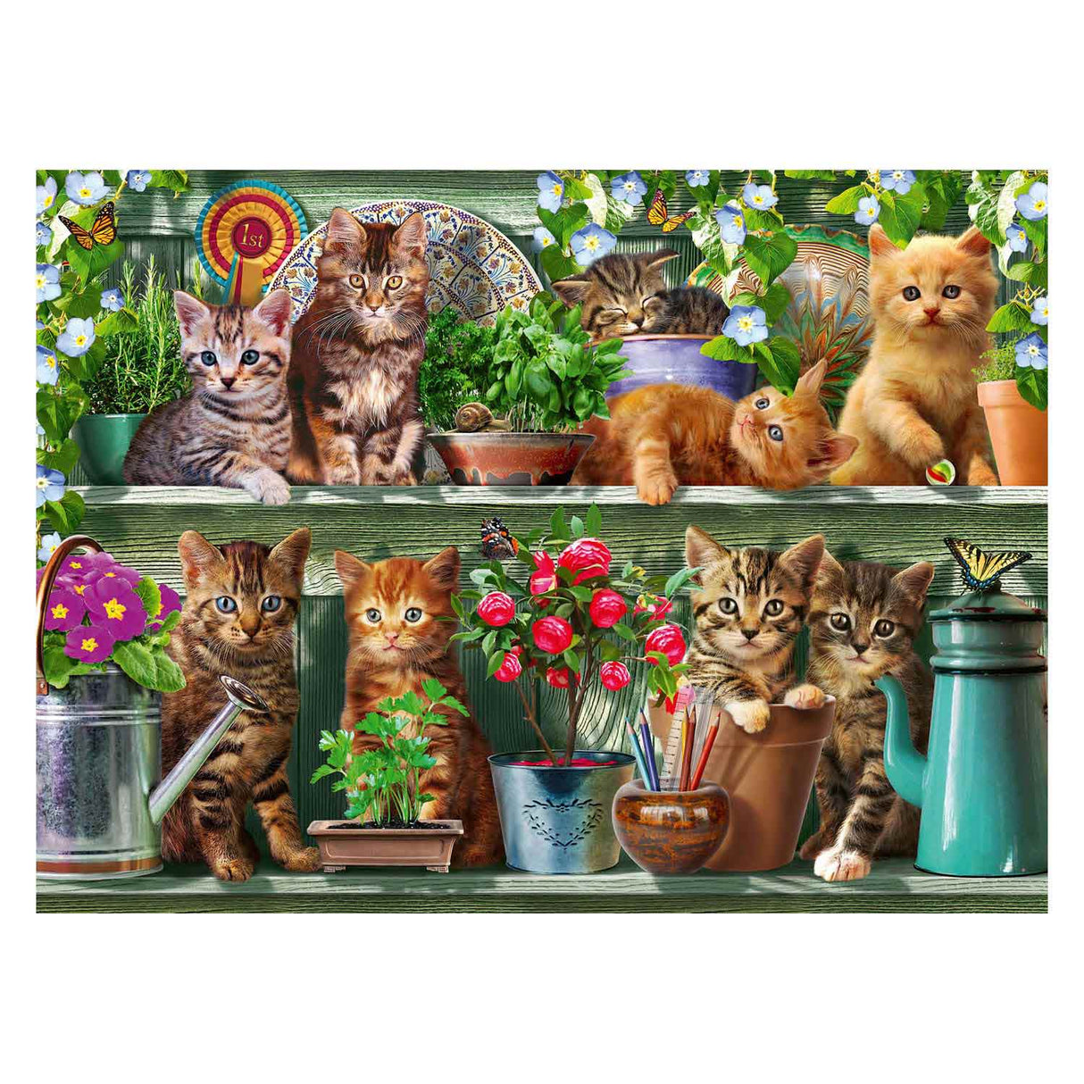 Ravensburger puzzle kittens in the rack 500st.