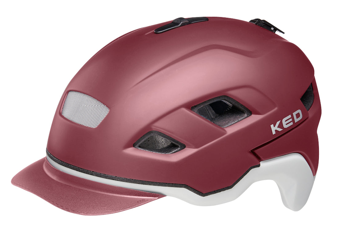 Gepackt Fietshelm Berlin l (56-61Cm) Merlot Ash Matt