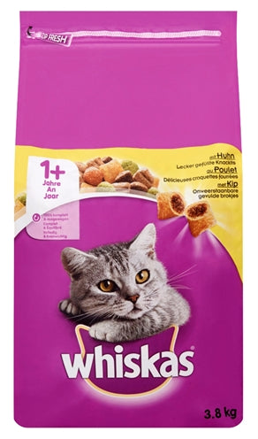 Whiskas suché dospělé kuře