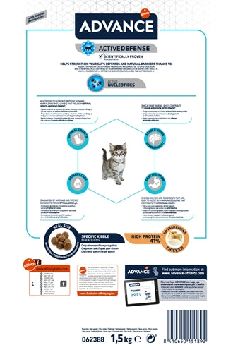 Advance chat chaton de poulet riz