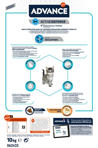 Advance chat chaton de poulet riz