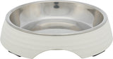 Trixie Food Bowl CAT CAT Melamina in acciaio inossidabile bianco