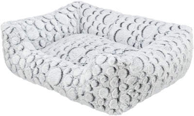 Trixie Dog Basket Dog Mila Angular Plush Bianco grigio