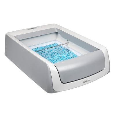 Scoopfree self -cleaning litter box open