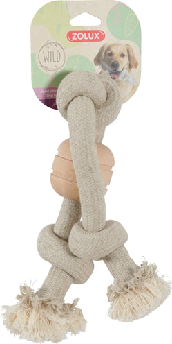 Zolux Wild Mix Rope se dřevem 3 Knoop