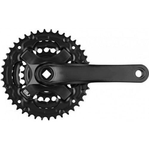Samox Cranket 152 mm Triple 42 32 22 T Matte schwarz - 4 mm
