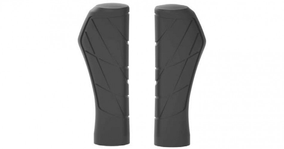 Qtcychectech QT håndterer ergonomisk 2x133mm sort på kortet