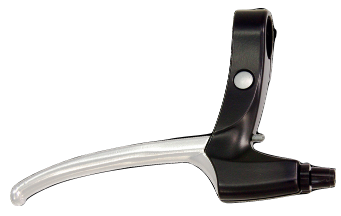 Saccon remgrepenset v-brake 4-vinger zwart zilver l217a5l3po