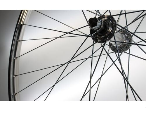Ruota anteriore 28x1 1 2 look alu cromo