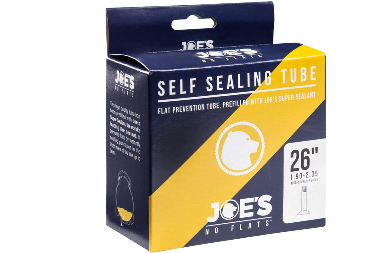 Joe's No Flats Inner Trube Self Trube Yellow Gel FV 26x1.90-2.35