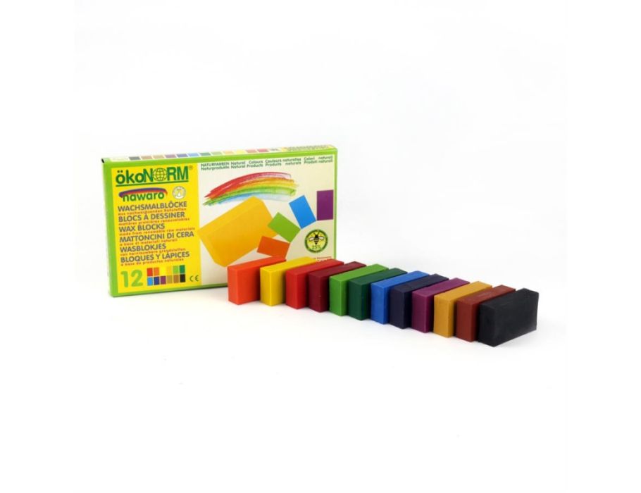 Ökonorm Wax Blocks Nawaro Faarf Set 12 Stécker