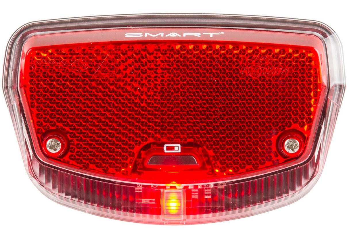 Smart LED rear light 80mm battery on card on map