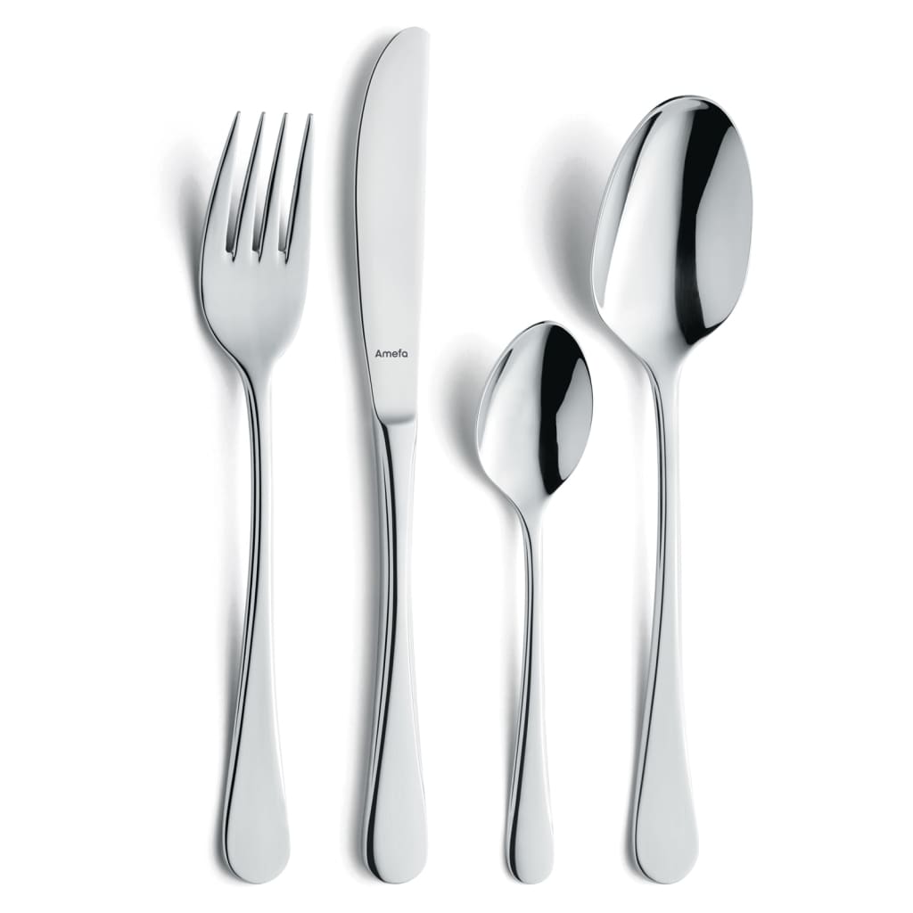 Amefa Amefa 24-delni jedilni pribor Set Rebecca High Gloss Silver Coloud