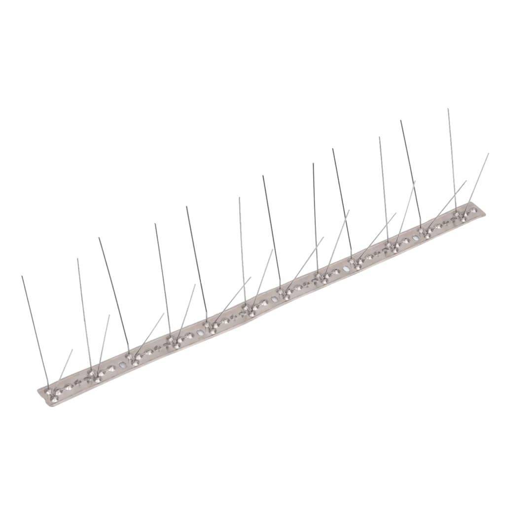 Vidaxl Vogelen Pigeon Pins with 4 rows 20 st 10 m Stainless steel