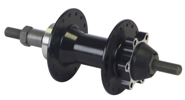 Dwo efter hub disk 6-bolt fast akse freewheel sort