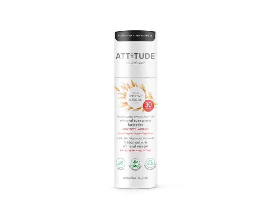 Attitude Sunscreen Stick Face SPF 30 Unparallfumed Sensitive
