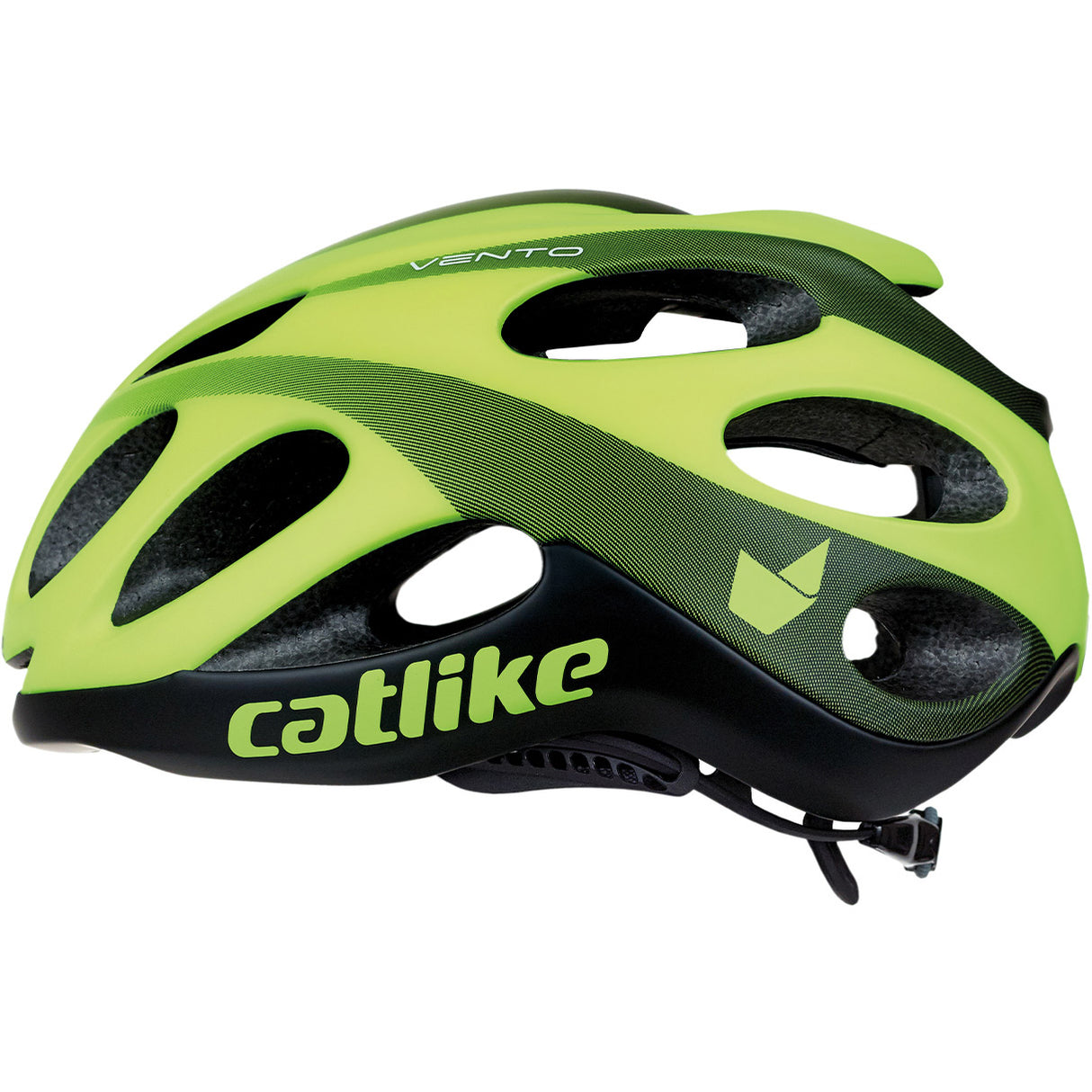 Buzaglo catlignende racehelm vento størrelse l 58-60 cm fluo mat