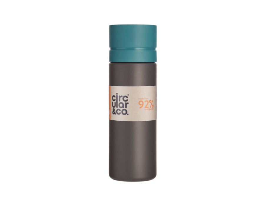Circular Co. Kreesfërmeg Fläsch 600 ml schwaarz gréng