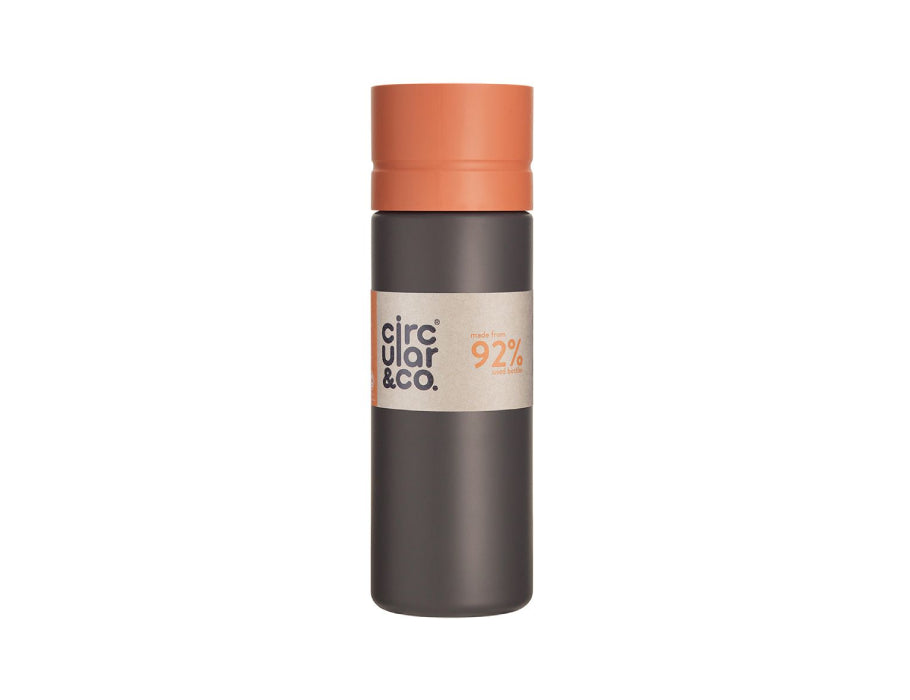 Circular Co. Circular Fläsch 600 ml schwaarz orange