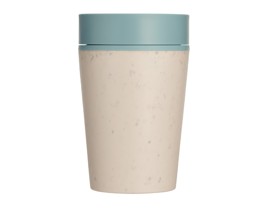 Rundschreiben Co. Kaffeetasse kreisförmige Tasse 227 ml Creme Blau