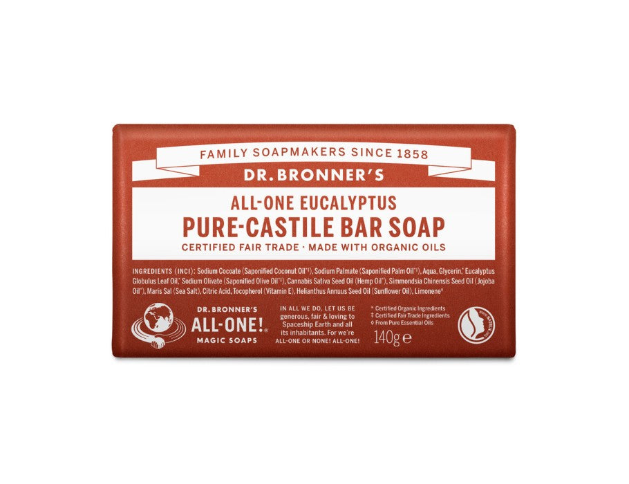Dr. Bronner's Soap Block Pure Castile Eucalyptus