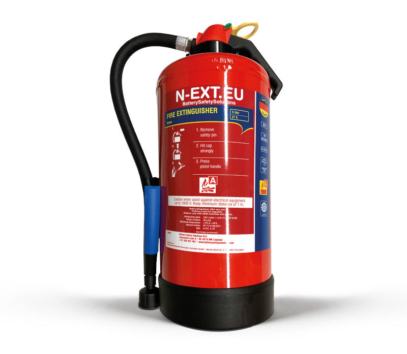 Fire extinguisher for lithium (-ion) batteries 3L