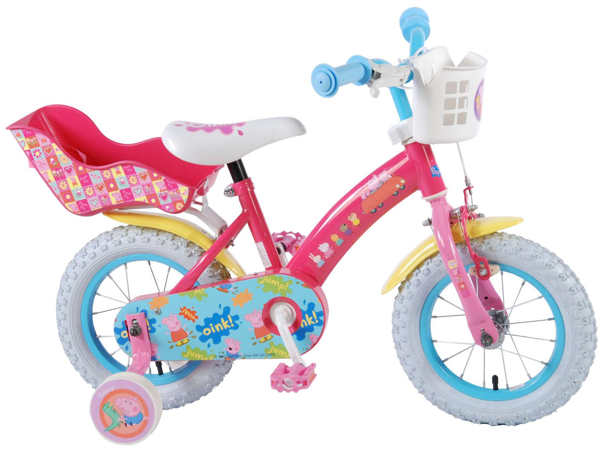 Peppa Pig Børns cykelpiger 12 tommer lyserød