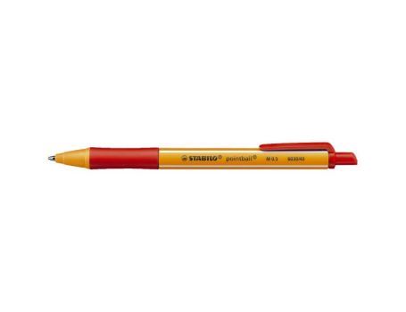 Stabilo Pointball Ball Pen Red