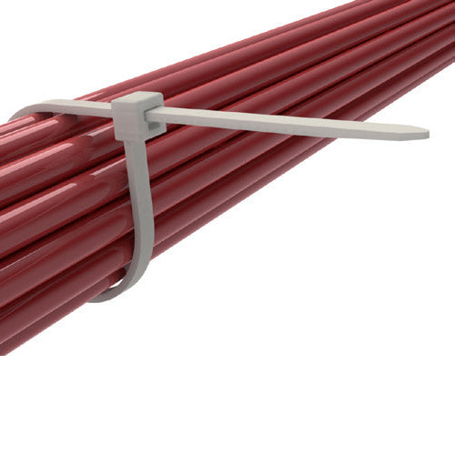 Kabelske vezi 15 cm x 3,6 mm srebro (100.)