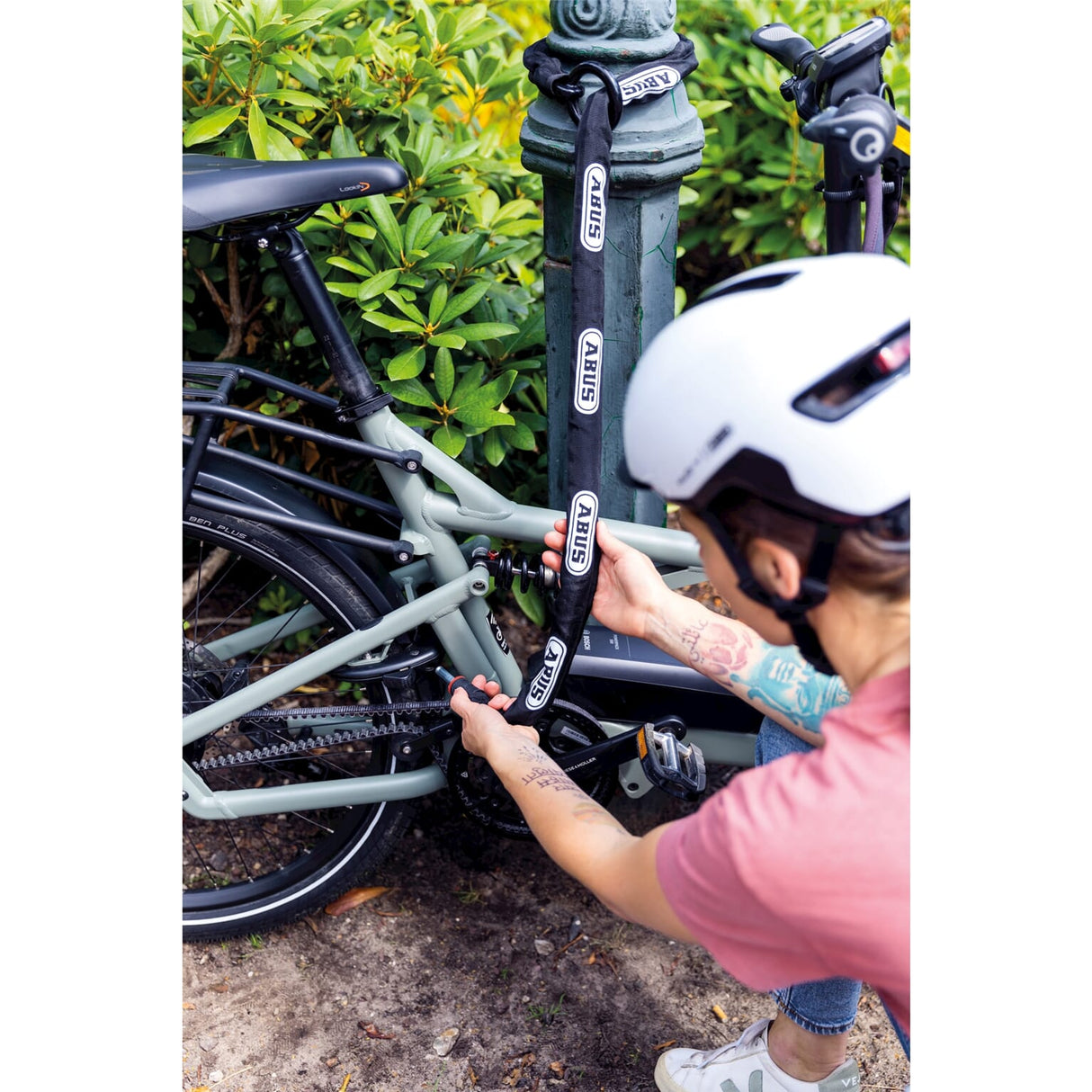 ABUS ACH 2.0 6KS100 lůžkový řetězec černá (100 cm)