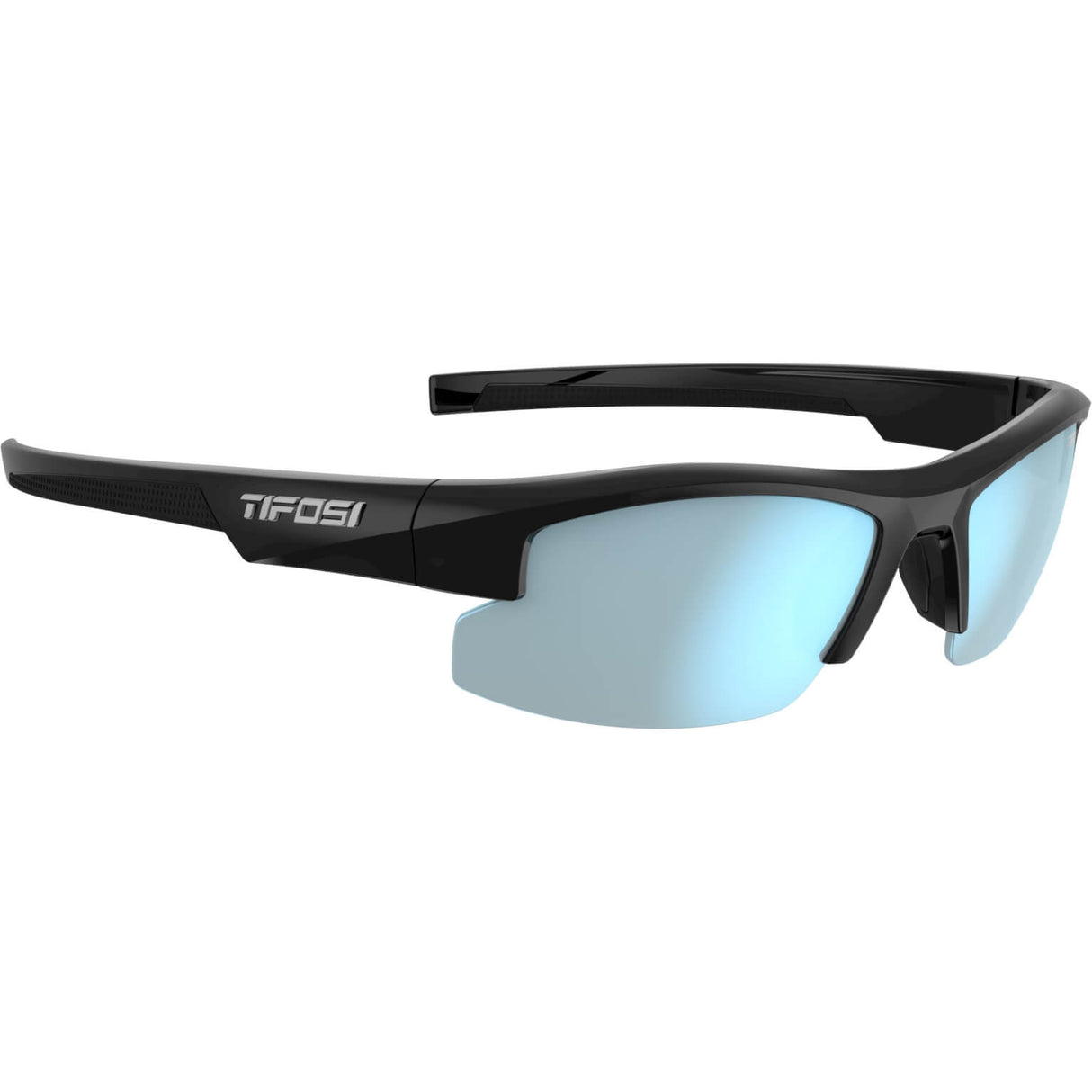 Tifosi -Brillen Shutout Gloss Black Black (XS S)