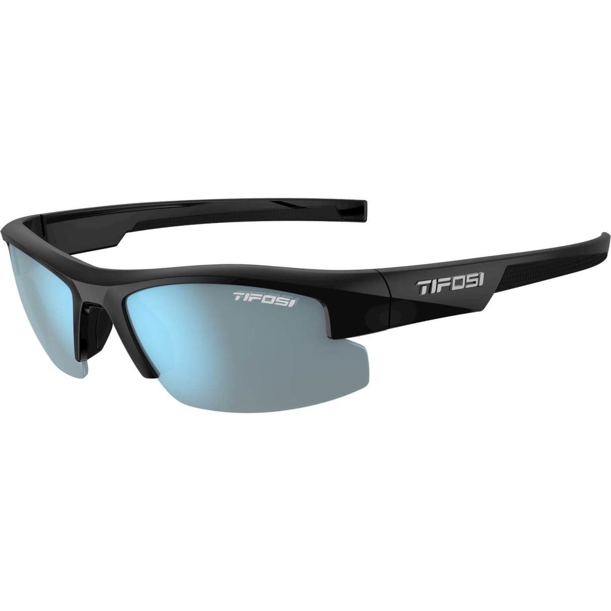 Tifosi -Brillen Shutout Gloss Black Black (XS S)