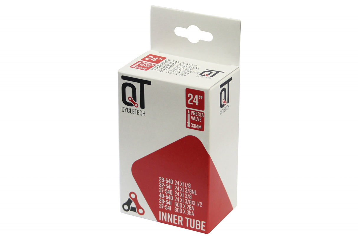 Qtcychectech QT Notranja cev SV9 24 palcev 24x13 8 37-540 SV 33 mm 2217366