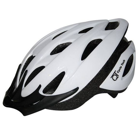 QTCYCHECTECH QT CYCLE TECH HELM WHITE PEARL L 58-62CM 2810208