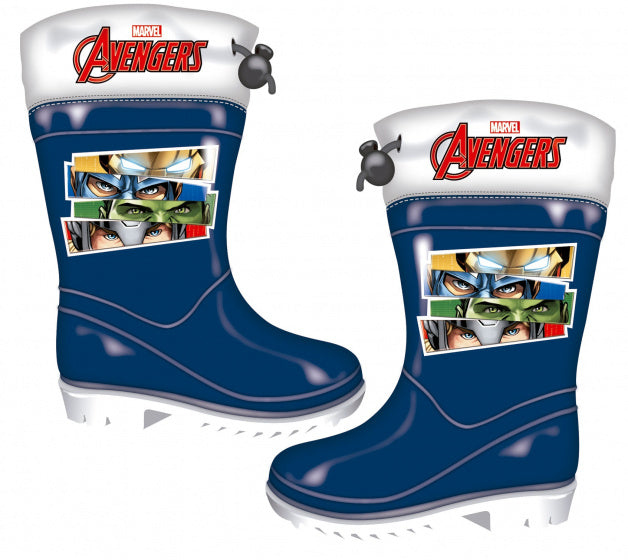 Arditex Reen booten avengers Junior PVC donkelblo Gréisst 26