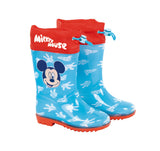 Arditex Rain Boots Mickey Today Junior PVC Textile Light Blue Red Size 30