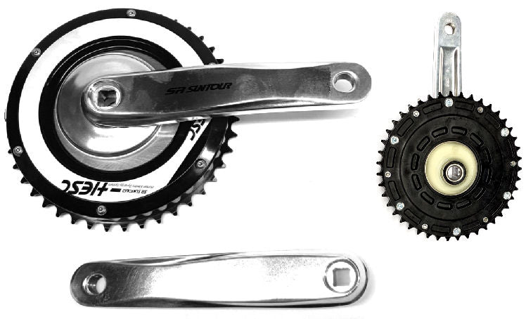 SunTour Hesc E-Bike Cranket 38 Tands Lid Electro Synergy System